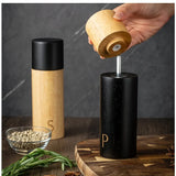 Oak Pepper Grinder Salt and Pepper Grinder Wooden Salt Mill Pepper Grinder with Adjustable Ceramic Rotor