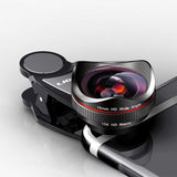 LIGINN Pro Universal 16mm Distortionless Super Wide angle Lens With 15X Macro 2 in 1 Camera Lens Kit For iPhone Xiaomi LG L-620