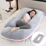 Emete J-shaped pregnancy sleeping pillow