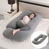 Emete J-shaped pregnancy sleeping pillow