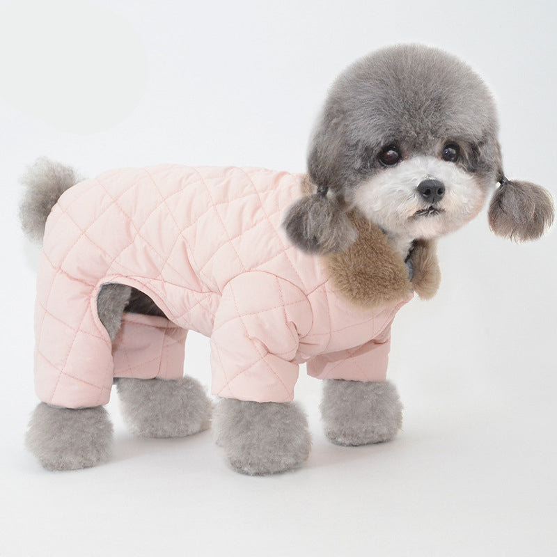 Winter New Pet Cotton Coat Dog Cotton Coat Dog Clothes Pet Clothes Dog Clothes Teddy Clothes - Emete Store