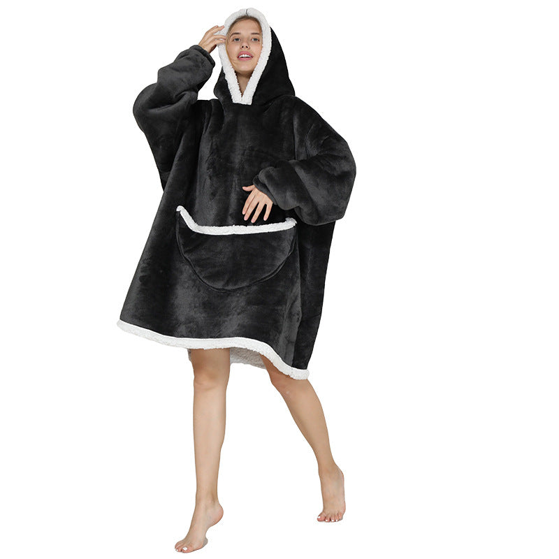 Comfy Hooded Fleece Blanket - emete Store