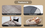 Dog Bed for Humans Portable Pet Bed Giant Dog Bed Human Bed Cat Bed Dog Bed - Emete store