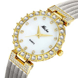 MISSFOX  Women Watches Luxury Brand Watch Bracelet Waterproof Big Lab Diamond Ladies Wrist Watches For Women Quartz Clock Hours - Emete store