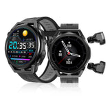 N18 smart watch TWS two in one Bluetooth local playback NFC heart rate and blood pressure health monitoring - Emete store