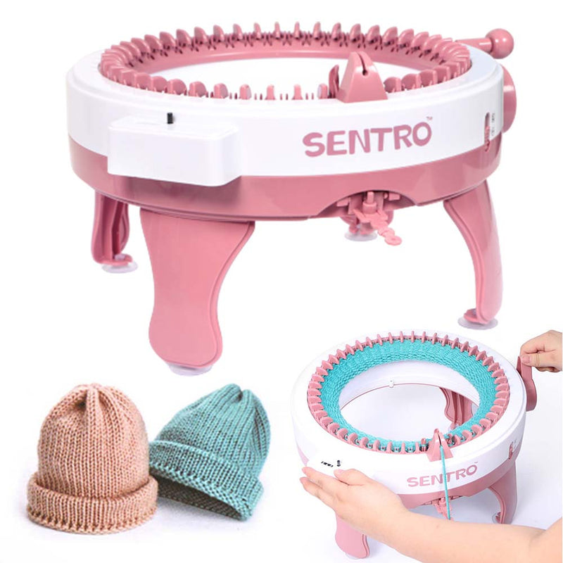 Star Cylinder Knitting Wool Knitting Machine 40 Needles Parent-Child Interactive Fun Early Education Play Home Toys 840A - Emete Store