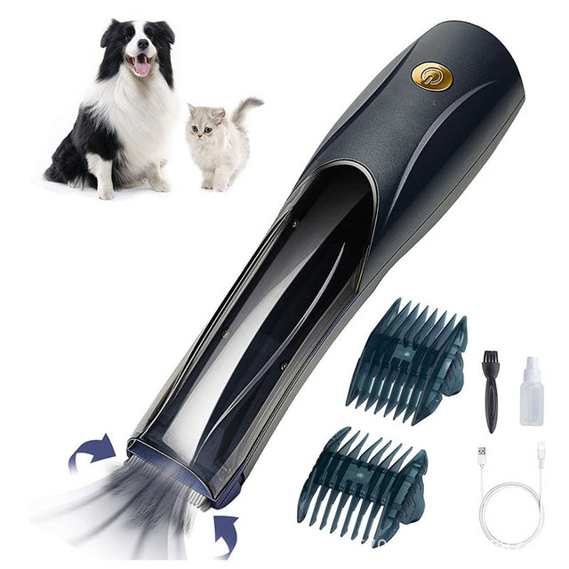 Automatic hair clipper ceramic blade pet clipper cat and dog trimmer hair trimmer electric clipper pet specific - Emete store