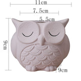 Flower pot ceramic indoor creative simple desktop small animal flower ornaments