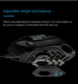Logitech G502Hero Dominator Cable Gaming Mouse G502SE Esports PUBG RGB Backlight - Emete store