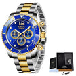 New Quartz Watch Men's Sports Waterproof Watch Multifunctional Chronograph - Emete store