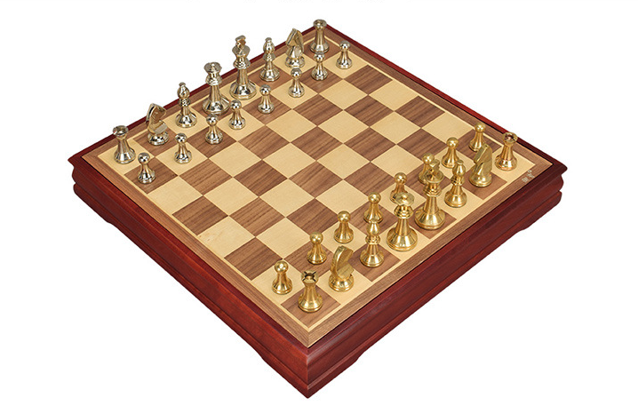 Chess Set Metal Pieces - Emete Store