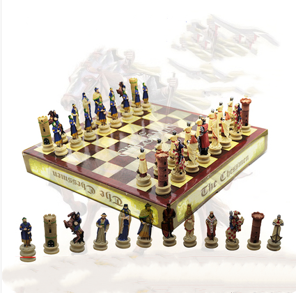 Newest Design Leather Chess Movie Theme Resin Doll Chess - Emete Store