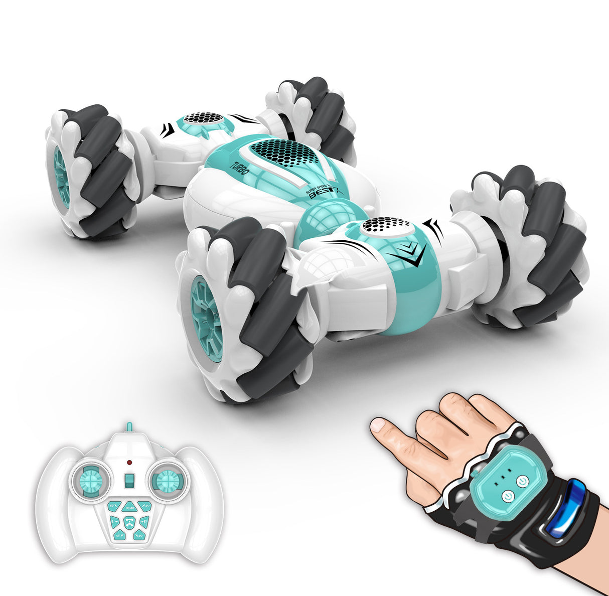 2.4G Gesture Sensing Remote Control Climbing Car Electric Lateral Deformation Twist Four-Wheel Drive Drift Stunt Car Toy Car