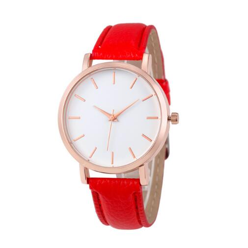 Leather Stainless Quartz Wrist Watches Women - Emete Store