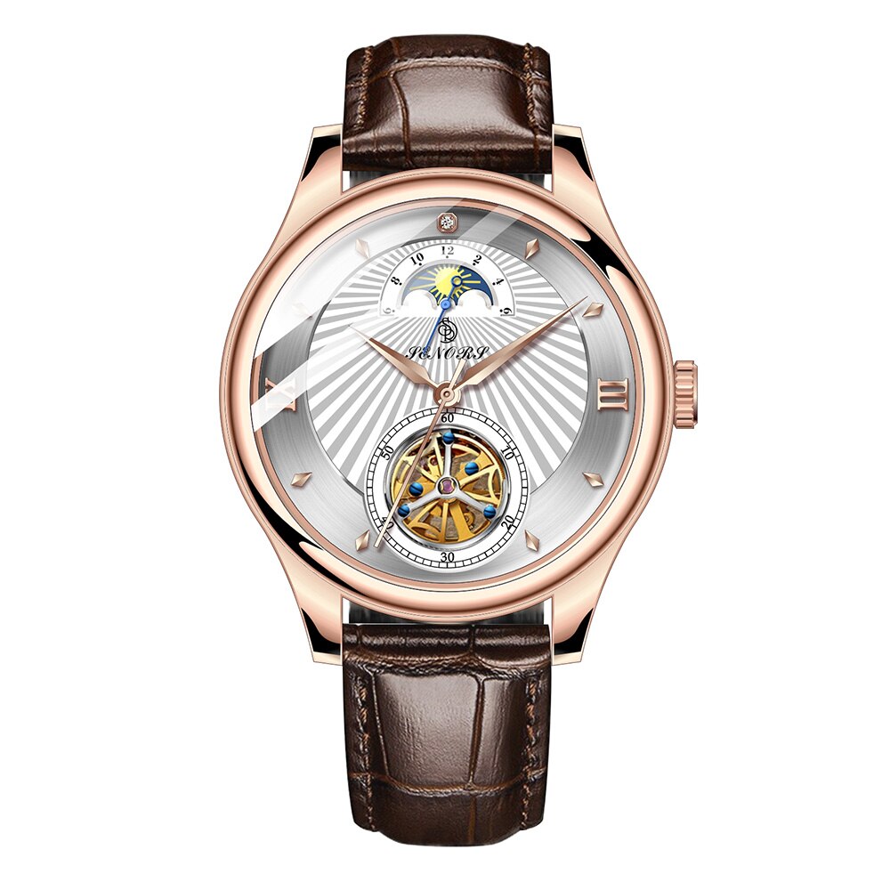 SENORS SN169 Luxury Fashion  Tourbillon Watches Automatic  Mechanical  Watches - Emete store