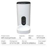 Wifi Smart APP Pet Feeder Household use Microchip Dog Automatic Pet Feeder Automatic Pet Feeder - Emete store
