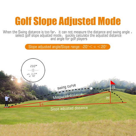 Golf Laser Rangefinder Telescope 600 Meters - Emete store