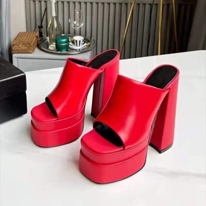 Large Size Square Toe High Heels for Women eprolo