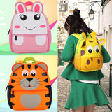 3D Animal Children Backpacks Brand Design Girl Boys Backpack Toddler Kids Neoprene School Bags Kindergarten Cartoon Bag