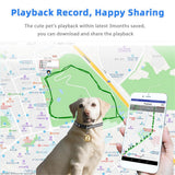 Smart Pet Positioning Bell GPS Locator Waterproof Electronic Collar Anti-lost Device Pet Supplies For Dog Cats Multiple Language - Emete store