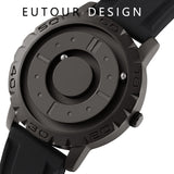 EUTOUR Magnetic Ball Men's Personality Creative Watch Tide Black Technology Cool Concept Frameless Design Watch - Emete store