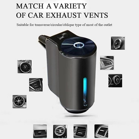 Smart Car Air Freshener Diffuser, Smart Car Air Freshener With Three Adjustable, Aromatizante para Carro Inteligente Intelligent - Emete store