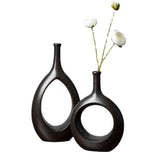 Nordic style light luxury hydroponic ceramic vase decoration, living room desktop flower arrangement, home decoration