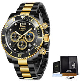 New Quartz Watch Men's Sports Waterproof Watch Multifunctional Chronograph - Emete store