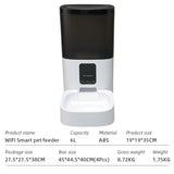 Wifi Smart APP Pet Feeder Household use Microchip Dog Automatic Pet Feeder Automatic Pet Feeder - Emete store