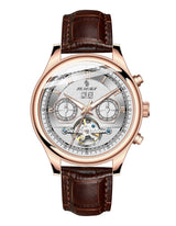SenorsSN170 Automatic Mechanical Watch Men Luxury Military Leather Wrist Watch Man Clock Fashion Chronograph Wristwatch - Emete store