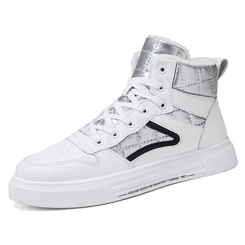 High-top  cotton casual canvas  Non-Leather Casual Shoes