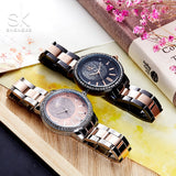 Rose Gold Watch Women Quartz Watches Ladies Top Brand Crystal Luxury Female Wrist Watch - Emete store