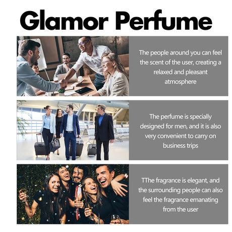 Glamor Perfume, Refreshing Mild Not Pungent Long - Lasting Fragrance Natural Fragrance Dating Niche Perfume - Emete store