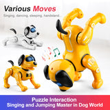 Intelligent Remote Control Robot Dog Early Education Children's Toy Programmable Handstand Demonstration Simulation Dog