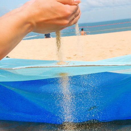 Naturelife Sand Free Beach Mat Portable Blue beach mat Anti-slip Sand Mats Rug Outdoor mat for Beach support drop shipping - Emete store