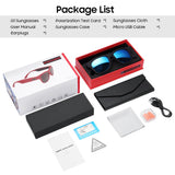 VIVIBEE Bone Conduction Sunglasses Music Zungle 2019 Trending Products Smart Men Bluetooth Women Polarized Audio Sun Glasses - Emete store