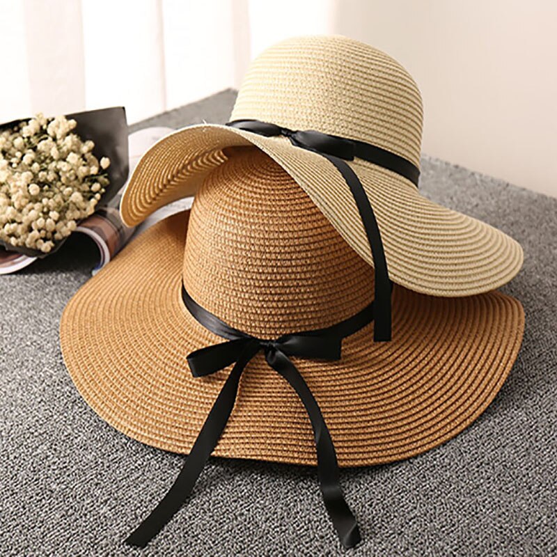 Summer Straw Hat Woman Beach Sun Hats