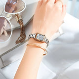 Lige Square Ladies Quartz Watch Beautiful Waterproof Watch - Emete store