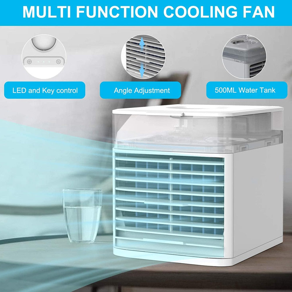 7 Colors Light USB Portable Air Conditioner