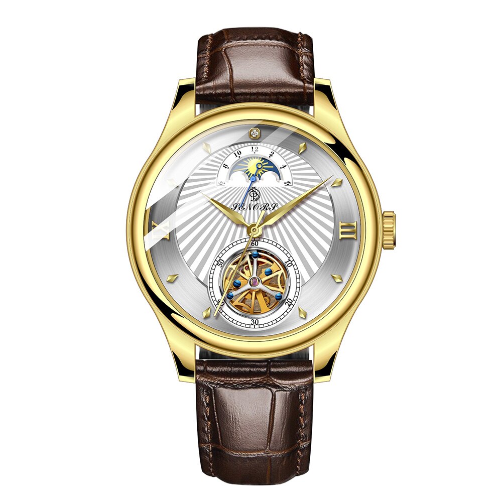 SENORS SN169 Luxury Fashion  Tourbillon Watches Automatic  Mechanical  Watches - Emete store