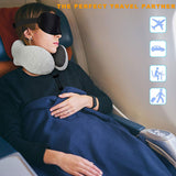 U Shaped Memory Foam Neck Pillows Soft Travel Pillow Neck Cervical Airplane Pillow 30*28*14CM Cervical Travel Healthcare Bedding