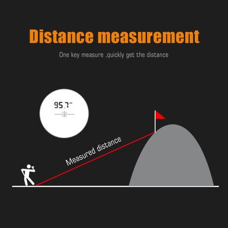 Golf Laser Rangefinder Telescope 600 Meters - Emete store