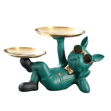 Cute French Bulldog Resin Figurine, Perfect for Table Decoration - Emete store