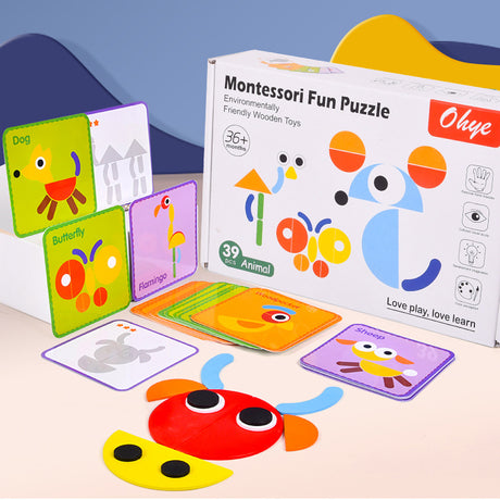 Best Online Shop in Australia - Montessori Kids Geometry Puzzle - Emete store