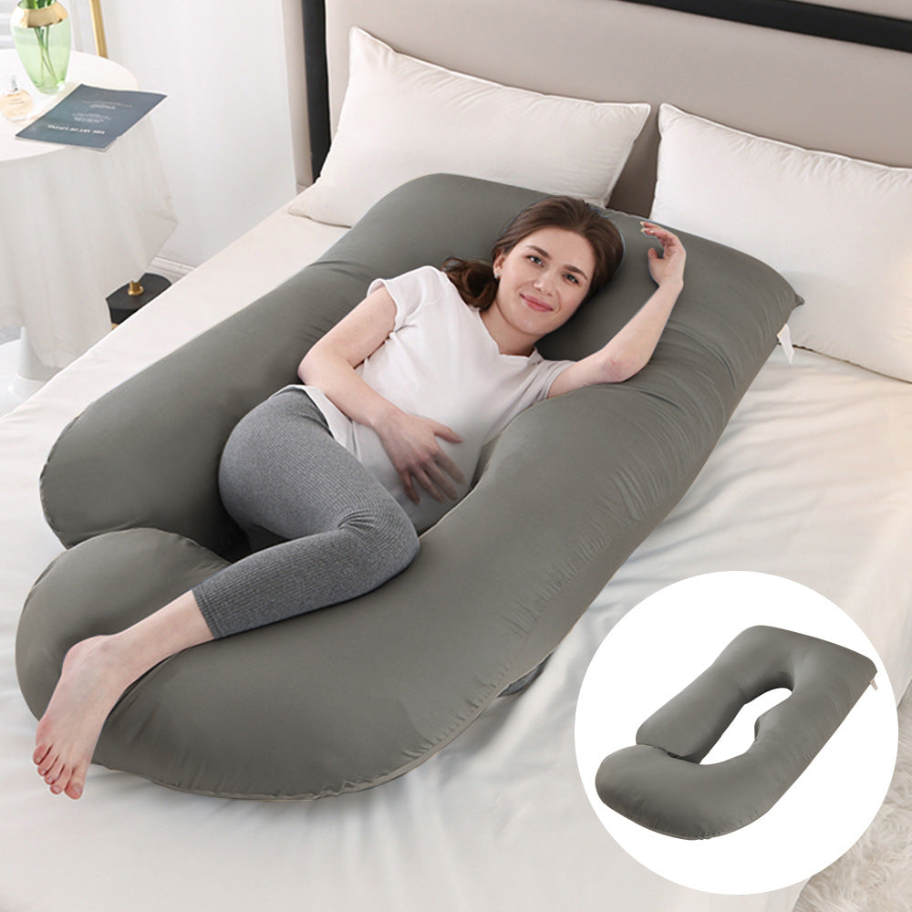 Emete J-shaped pregnancy sleeping pillow