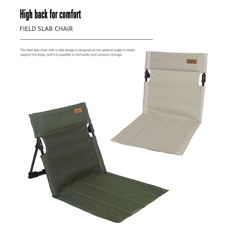 Outdoor camping backrest cushion chair portable folding chair tent leisure chair balcony park lawn picnic chair