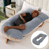 Emete J-shaped pregnancy sleeping pillow