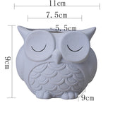 Flower pot ceramic indoor creative simple desktop small animal flower ornaments