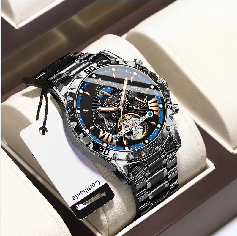 Swiss Brand Waterproof Automatic Mechanical Watch for Men - Emete store