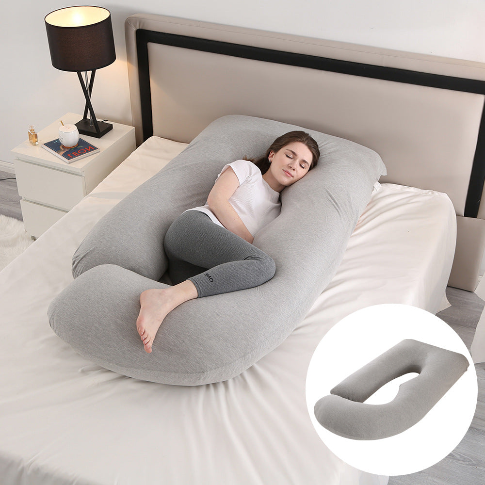 Emete J-shaped pregnancy sleeping pillow